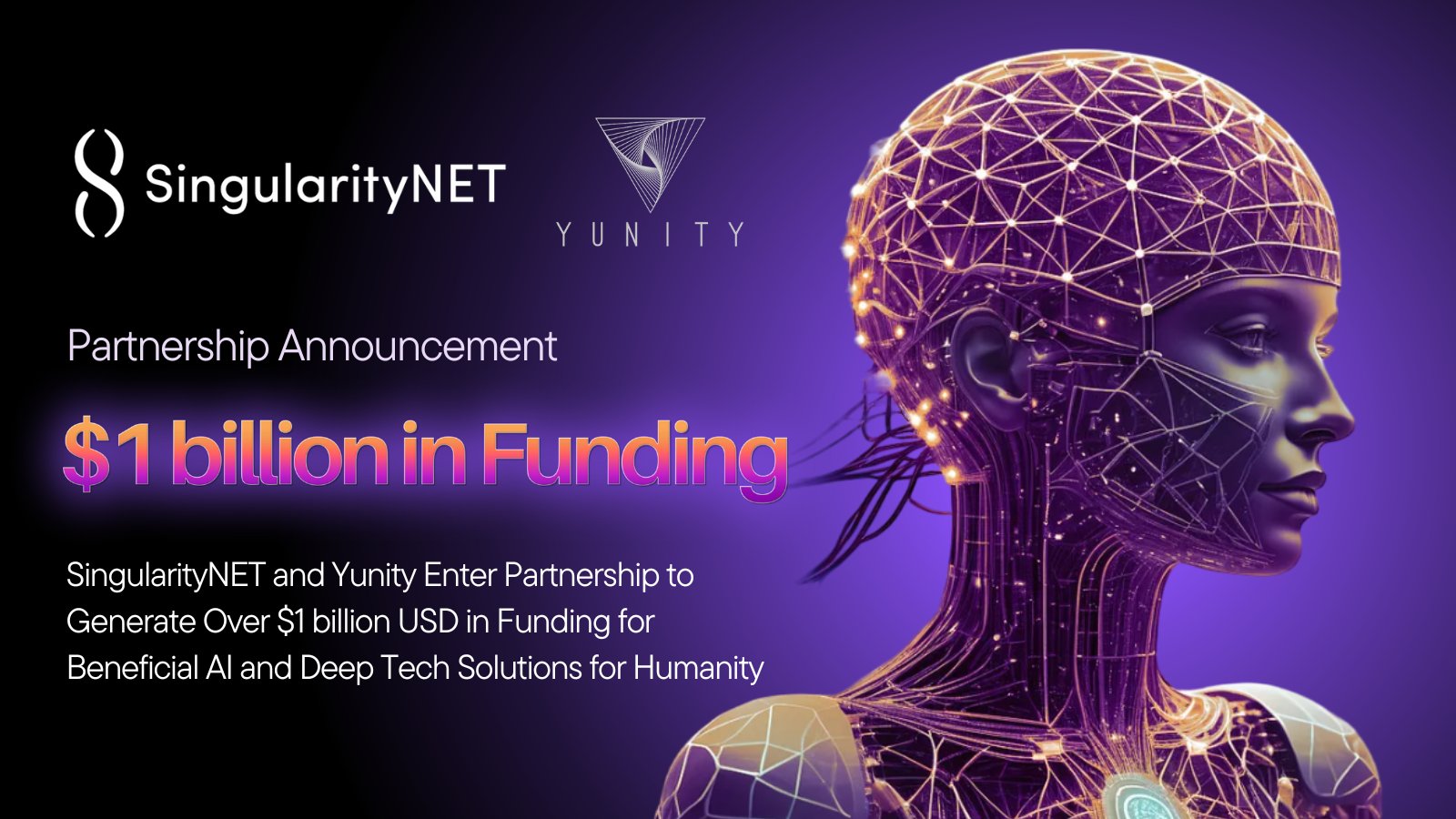 SingularityNET and Yunity Join Forces to Advance Beneficial AI & Deep Tech for Humanity